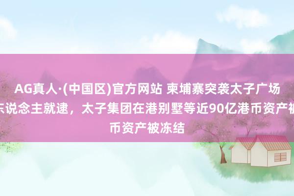AG真人·(中国区)官方网站 柬埔寨突袭太子广场104东说念主就逮，太子集团在港别墅等近90亿港币资产被冻结