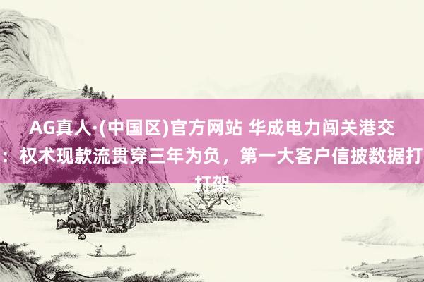 AG真人·(中国区)官方网站 华成电力闯关港交所：权术现款流贯穿三年为负，第一大客户信披数据打架