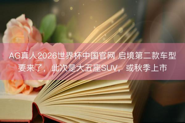AG真人2026世界杯中国官网 启境第二款车型要来了，此次是大五座SUV，或秋季上市